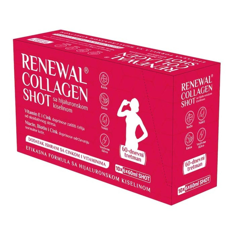 Renewal collagen shot 10 x 6/1 3600 ml (60 bottles) two-month treatment Renewal collagen shot 10 x 6/1 3600 ml (60 bottles) two-month treatment